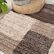 World Rug Gallery Contemporary Distressed Boxes Soft Area Rug 5' x 7' Brown 3005BROWN5X7 - alternate 7